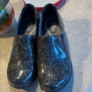 Dansko Glossy Black Clogs